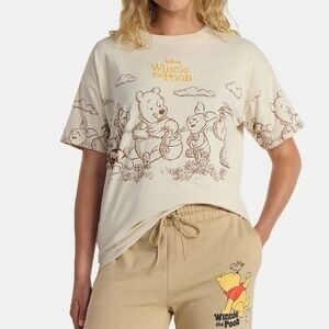 Disney Winnie the Pooh Beige Graphic Tee